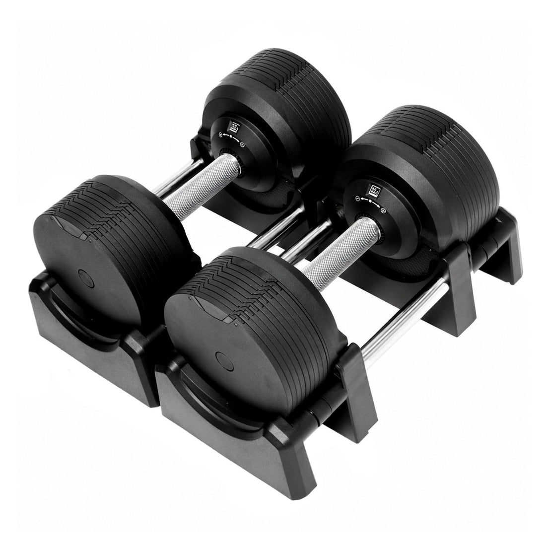 360 Strength Steel Adjustable Dumbbells — 32.5 kg pair product photograph