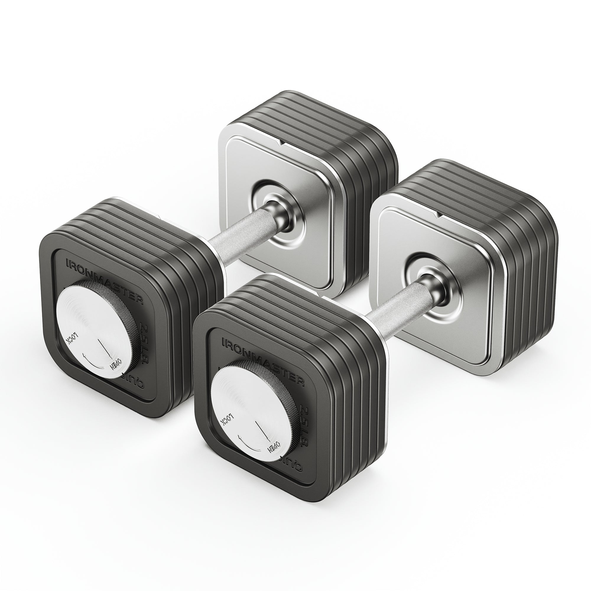 Ironmaster Quick-Lock 75 lb pair — no stand